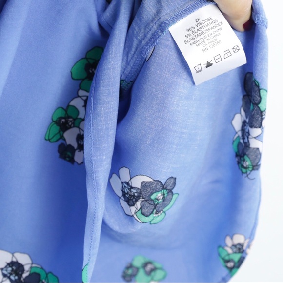 NWT DC Jeans Penningtons floral print plus size 2X - Picture 4 of 7